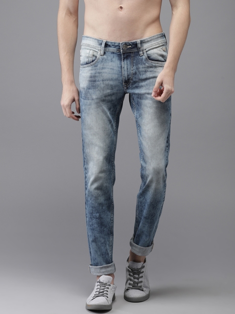 

Flying Machine Men Blue Skinny Fit Low-Rise Clean Look Stretchable Jeans
