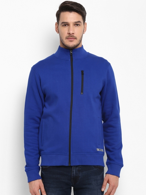 

ColorPlus Men Blue Solid Sweatshirt