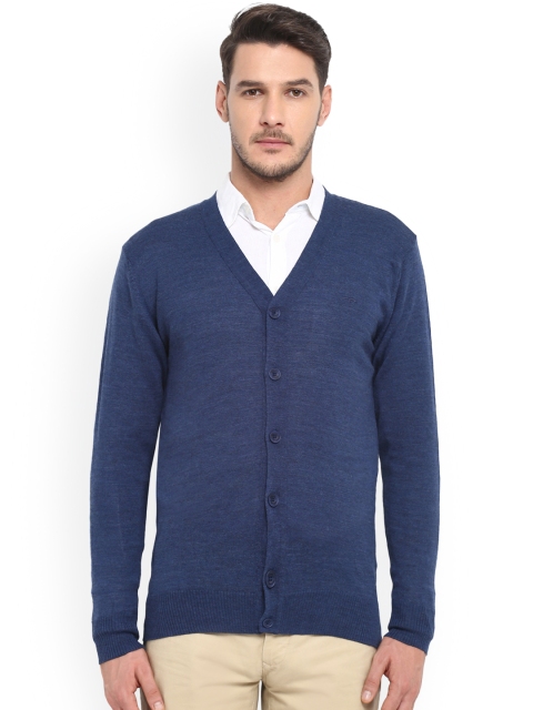 

ColorPlus Men Blue Solid Cardigan