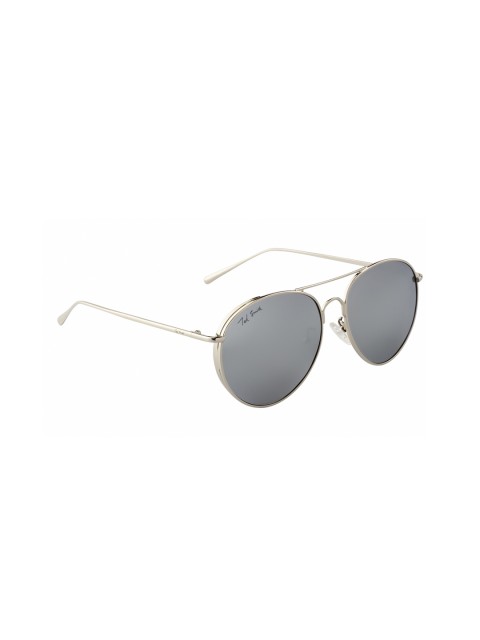 

Ted Smith Unisex Aviator Sunglasses TS-P0905_C5, Silver