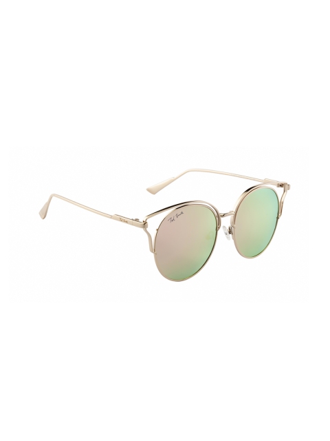 

Ted Smith Women Oval Mirrored Sunglasses TS-P0874_C1, Pink