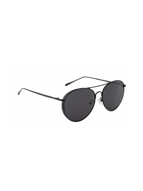 

Ted Smith Unisex Aviator Sunglasses TS-P0905_C4, Black