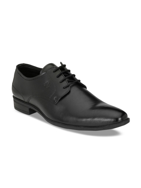 

Alberto Torresi Men Black Leather Formal Shoes