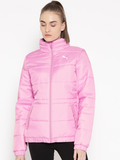 

Puma Women Pink ESS PADDED Jacket