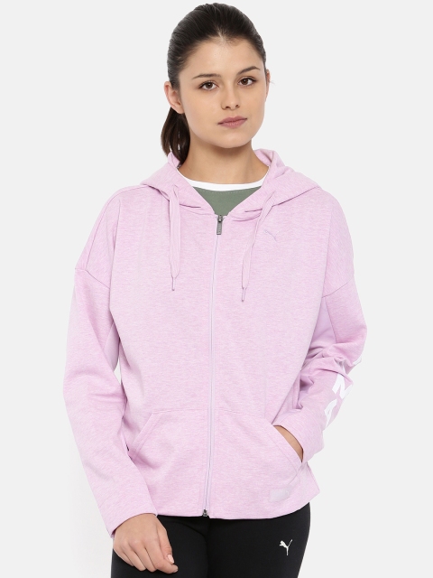 

Puma Women Pink FUSION FZ Sweatshirt