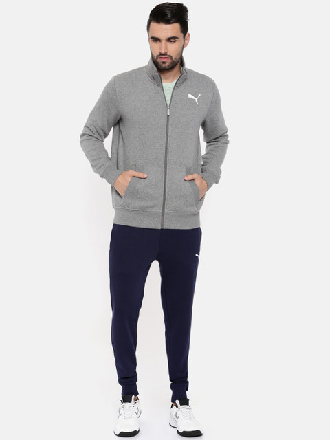 

Puma Men Grey & Blue Style Good Sweat Tracksuit