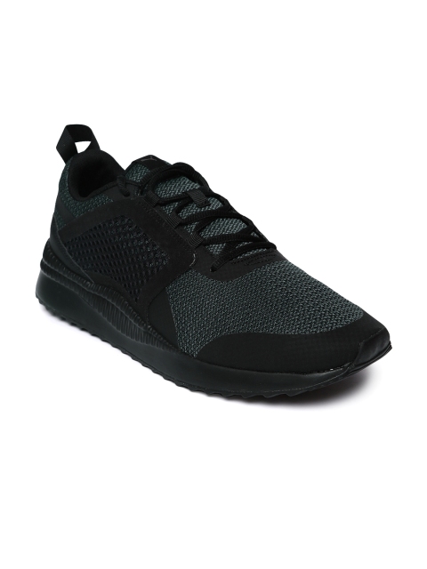 

Puma Men Black Solid Pacer Next Net Sneakers