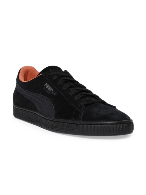 

Puma Men Black Suede Classic Tonal Nu Skool Casual Shoes