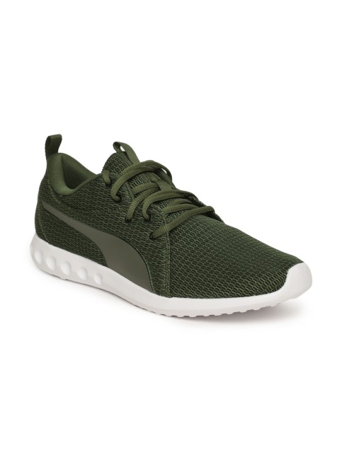 

Puma Men Olive Green Carson 2 New Core Sports Shoes
