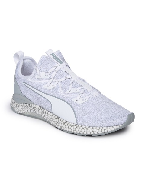 

Puma Men White Hybrid Runner Running Shoes