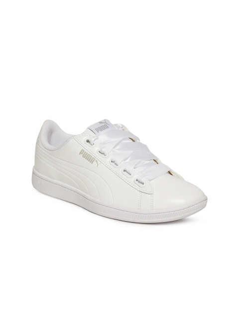 

Puma Women White Vikky Ribbon P Sneakers