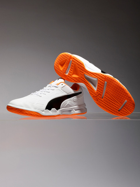 

Puma Unisex White & Orange Tenaz Running Shoes