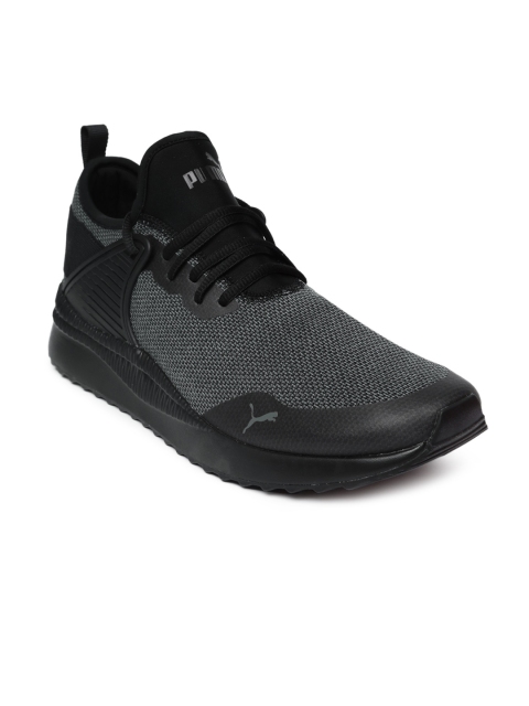 

Puma Men Black Pacer Next Cage Knit Sneakers