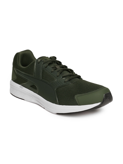 

Puma Men Olive Green NRGY Driver NM Running Shoes