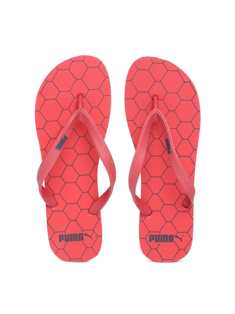 

Puma Men Red Printed Thong Flip-Flops