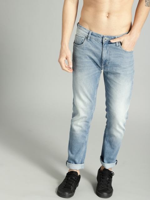

Roadster Men Blue Skinny Fit Mid-Rise Clean Look Stretchable Jeans