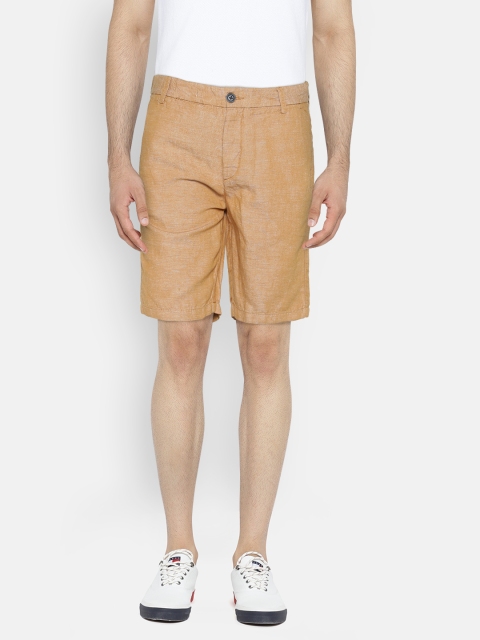 

Jack & Jones Men Mustard Shorts