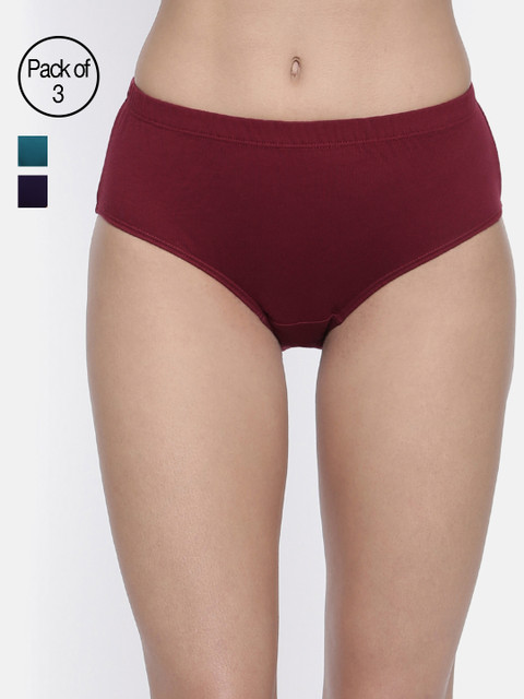 

Bitz Women Pack of 3 Assorted Hipster Briefs EHI001-C6
