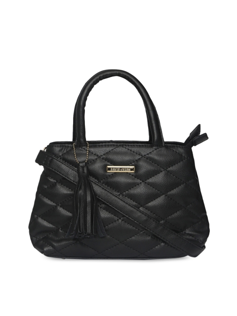 

David Jones Black Textured Handheld Bag