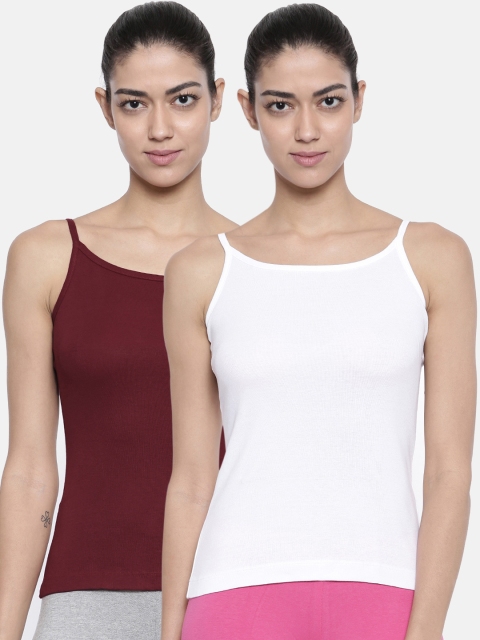 

Bitz Women Pack of 2 Camisoles ECM001com6, Red