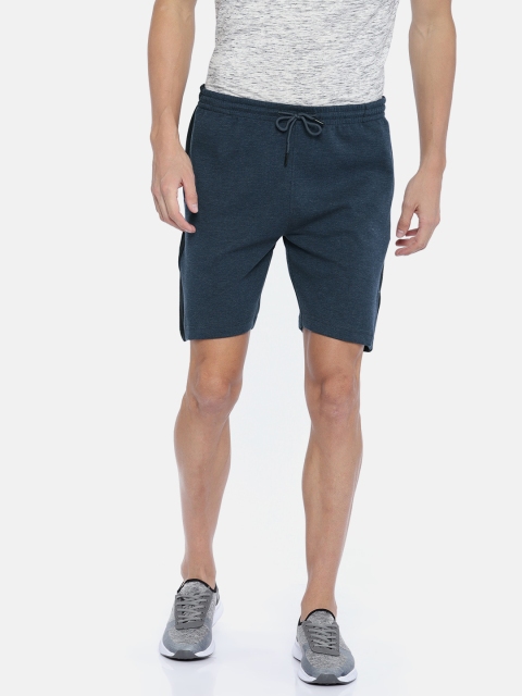 

Proline Active Men Navy Solid Regular Crew Fit Shorts, Navy blue