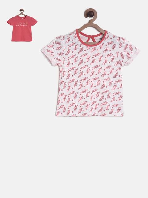 

MINI KLUB Girls Pack of 2 Tops, Pink