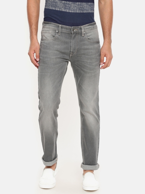 

Pepe Jeans Men Grey Slim Fit Low-Rise Clean Look Stretchable Jeans