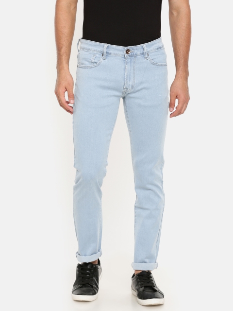 

Pepe Jeans Men Blue Vapour Slim Fit Low-Rise Clean Look Stretchable Jeans