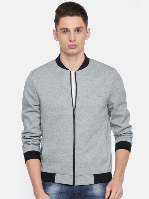 

Arrow Sport Men Grey Solid Bomber