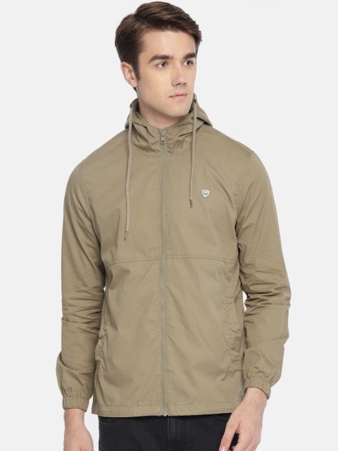 

Arrow Blue Jean Co. Men Khaki Solid Tailored Jacket