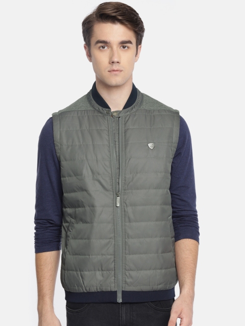 

Arrow Sport Men Grey Solid Padded Jacket