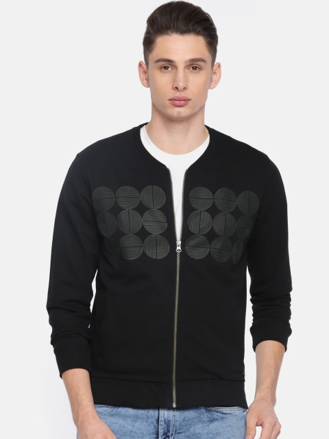 

Arrow New York Men Black Printed Sweatshirt