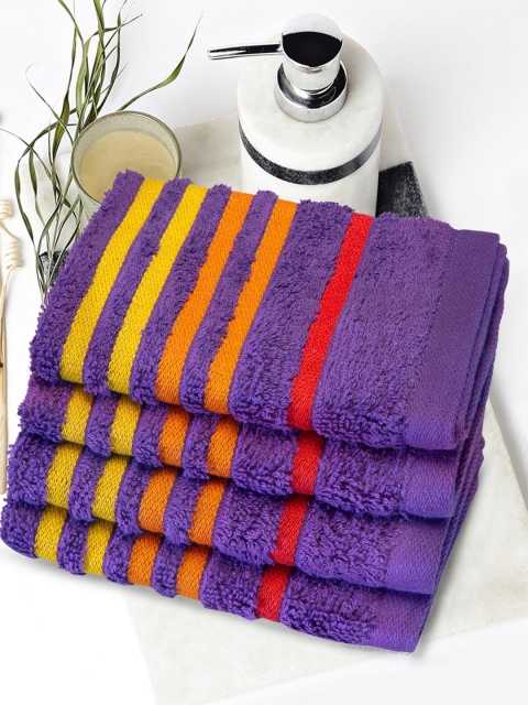 

Portico New York Unisex Purple Set of 4 550 GSM Face Towels