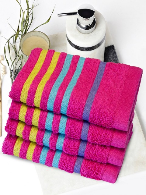 

Portico New York Unisex Pink Set of 4 550 GSM Face Towels