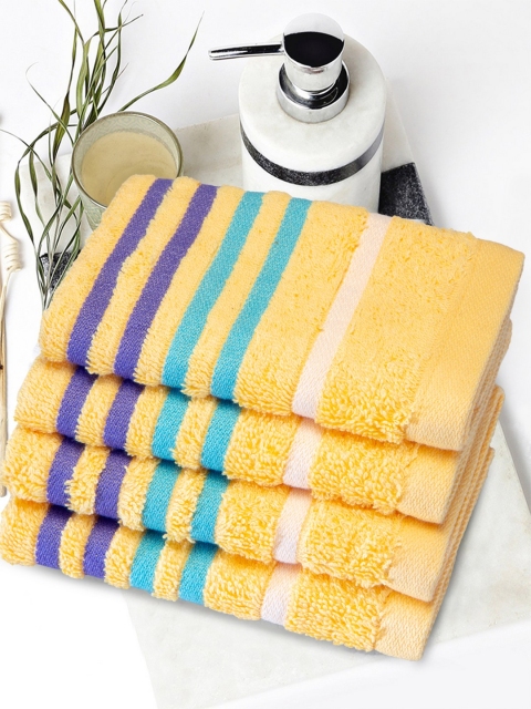 

Portico New York Unisex Yellow Set of 4 550 GSM Face Towels