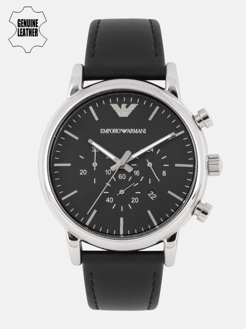 

Emporio Armani Men Black Analogue Watch AR1828