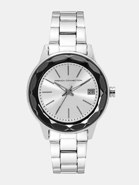 

French Connection Women Silver-Toned Analogue Watch FC1064SSMA