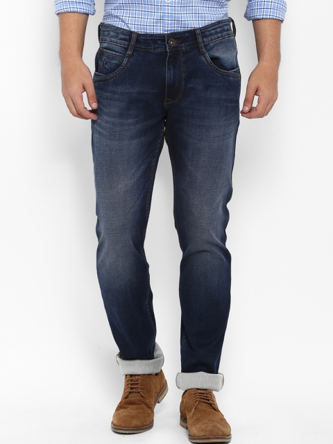 

Parx Men Blue Slim Fit Mid-Rise Clean Look Stretchable Jeans