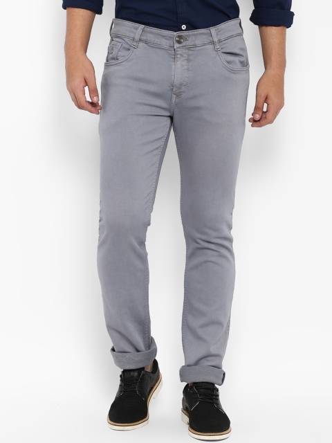 

Parx Men Grey Slim Fit Mid-Rise Clean Look Stretchable Jeans