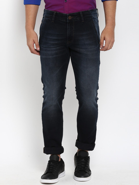 

Parx Men Black Slim Fit Mid-Rise Clean Look Stretchable Jeans