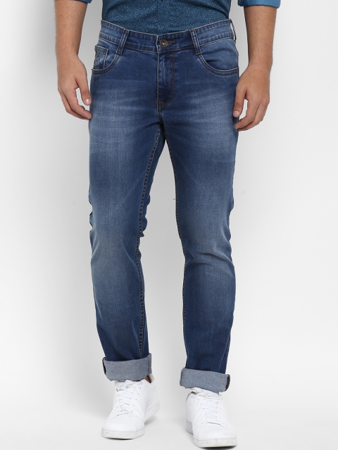 

Parx Men Blue Slim Fit Mid-Rise Clean Look Stretchable Jeans