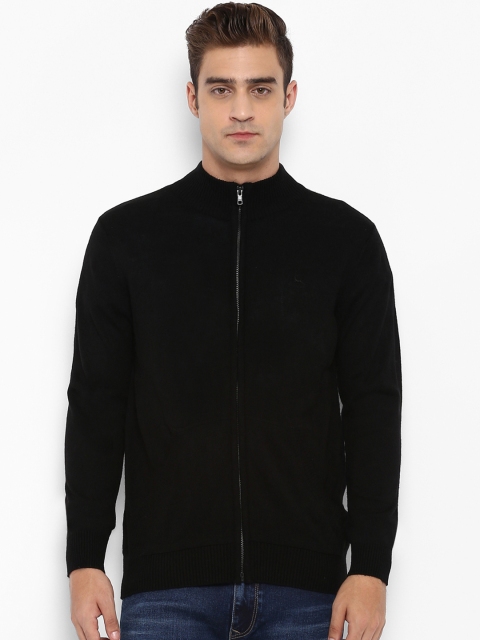 

Parx Men Black Self Design Front-Open