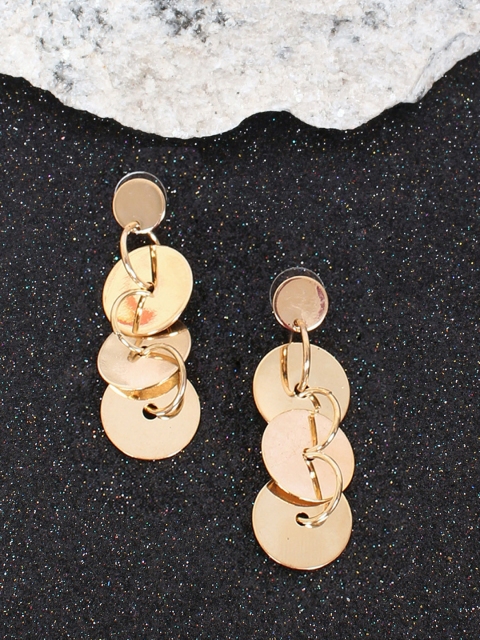 

Ayesha Gold-Toned Geometric Drop Earrings