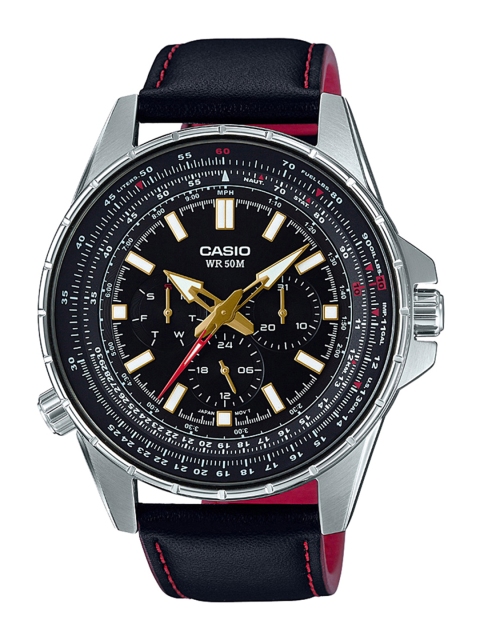 

CASIO Enticer Men Black Multi-Dial Watch MTP-SW320L-1AVDF - A1334