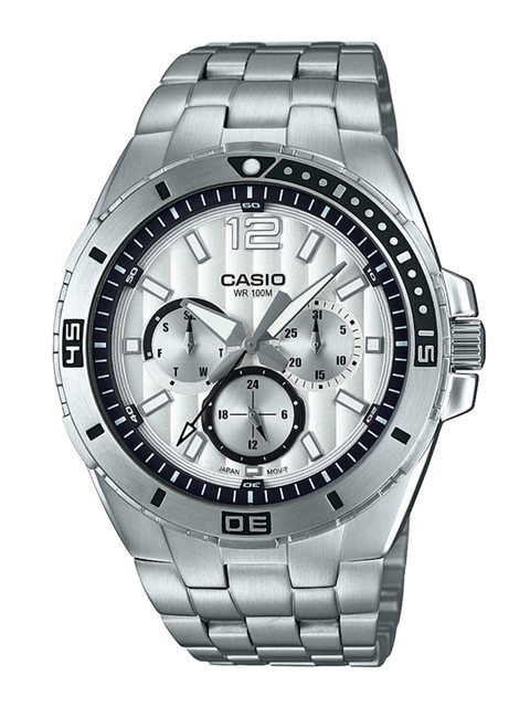 

CASIO Enticer Men Silver Multi-Dial Watch MTD-1060D-7A2VDF - A1330