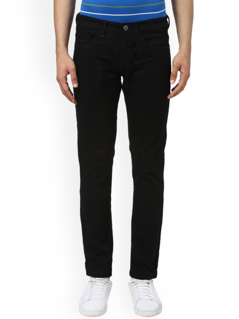 

Raymond Men Black Slim Fit Mid-Rise Clean Look Stretchable Jeans