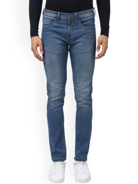 

Raymond Men Blue Slim Fit Mid-Rise Clean Look Stretchable Jeans