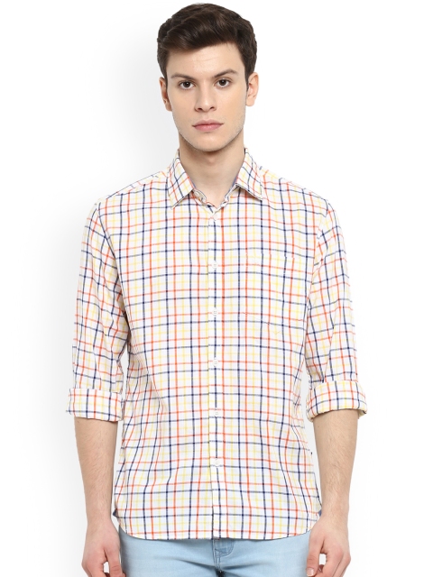 

Parx Men Multicoloured Slim Fit Checked Casual Shirt, Multi