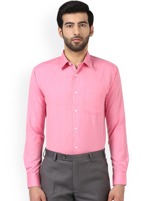 

Park Avenue Men Pink Slim Fit Self Design Formal Shirt