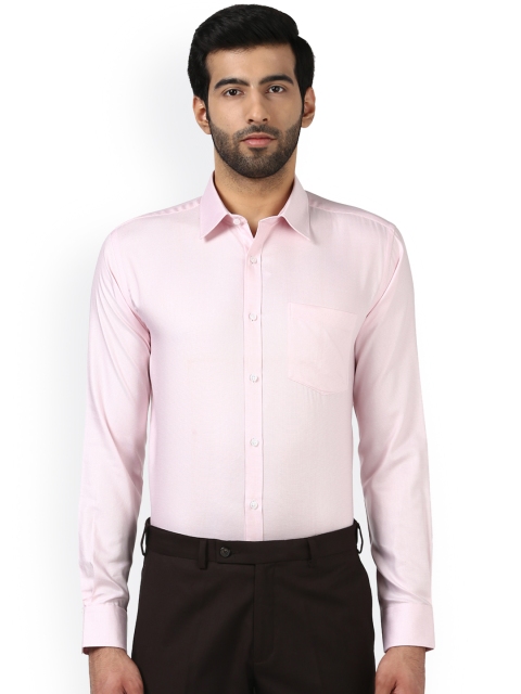 

Park Avenue Men Pink Slim Fit Self Design Formal Shirt